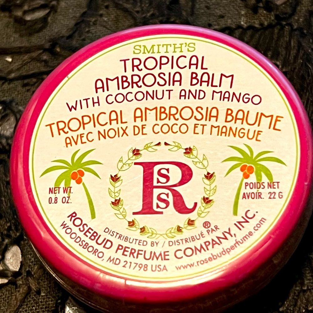 Smith's Tropical Ambrosia Balm NEW WITH SEAL!!! Rare!